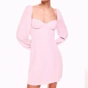 Aritzia Wilfred Novella Pink Dress